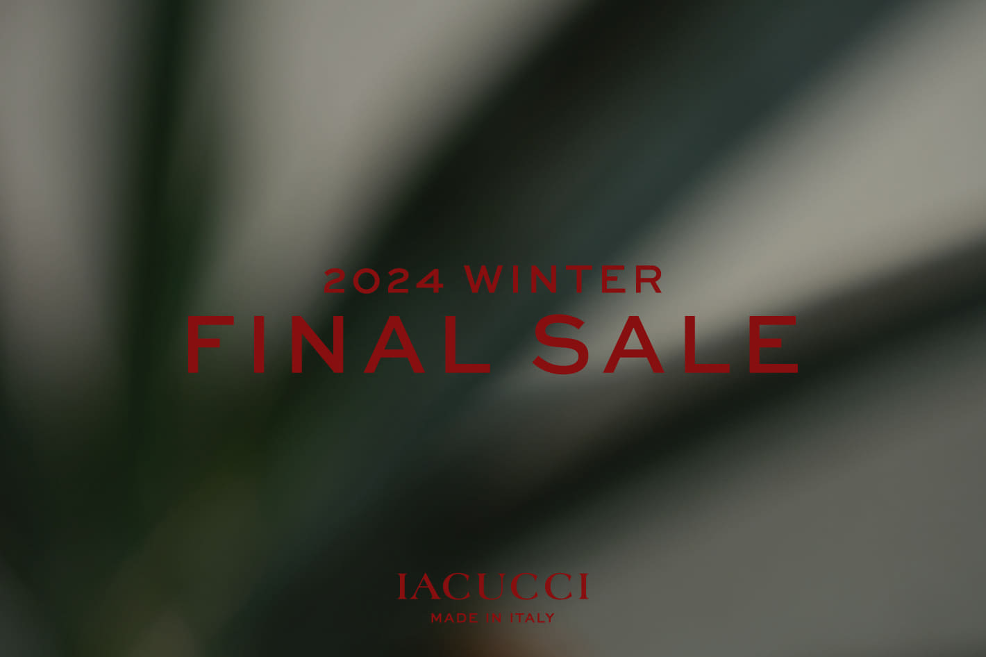 IACUCCI ＜FINAL SALE＞セールアイテムがプライスダウン！