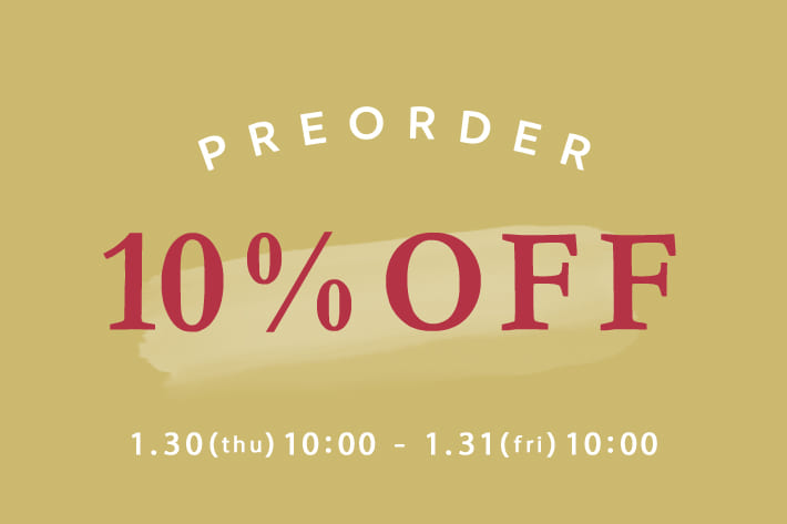 DISCOAT 【1日限り♪】PRE ORDER 10％OFF