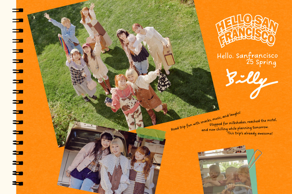 CIAOPANIC 【HELLO.SANFRANCISCO】25 spring collection 「Billy」