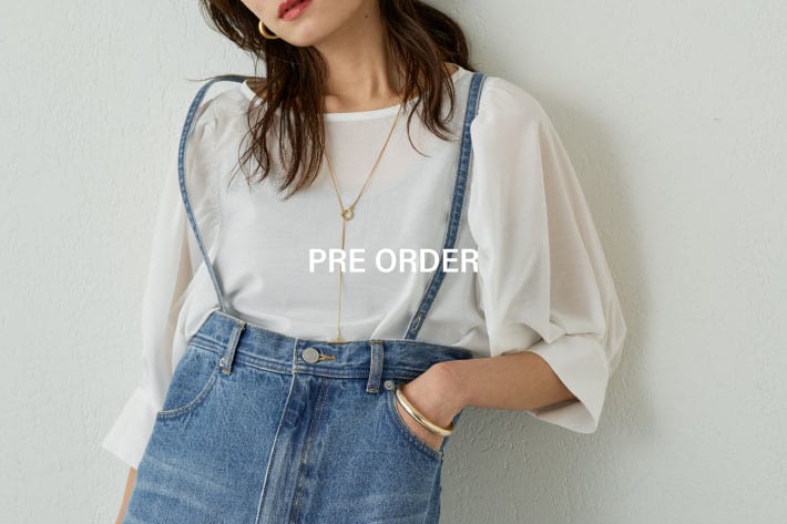 LOUNGEDRESS 《PRE ORDER》春の新作アイテムが公開となりました