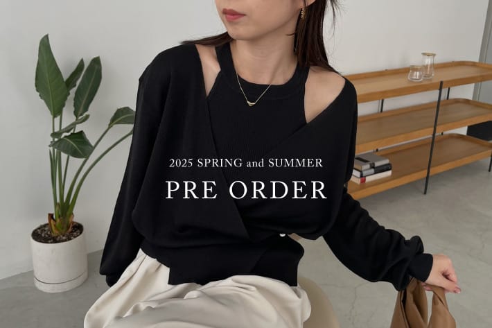 CAPRICIEUX LE'MAGE 【PRE ORDER】2025SSの新作予約アイテム追加！