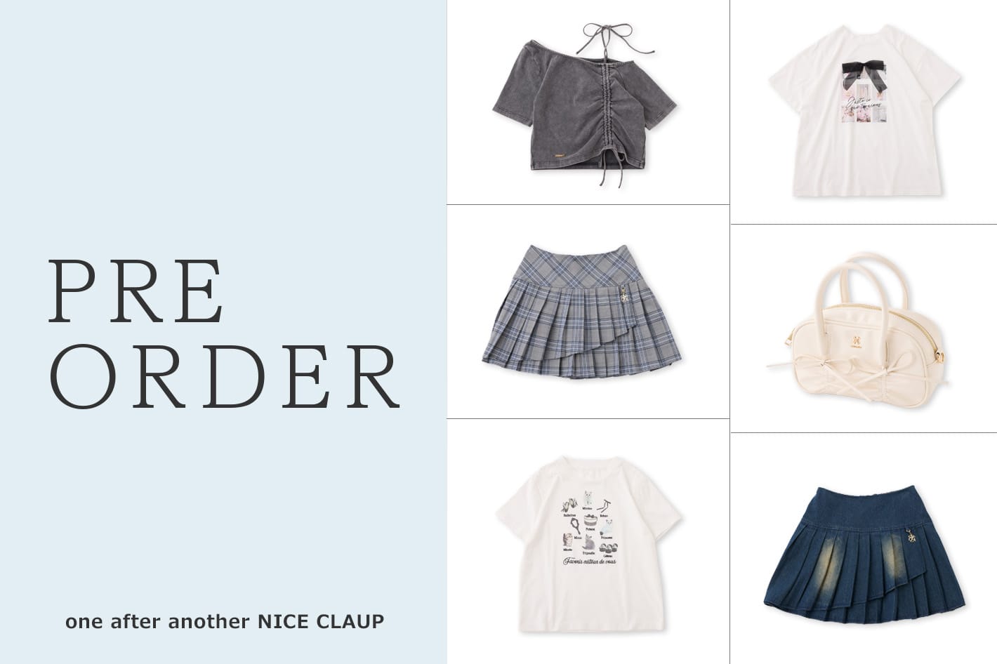 one after another NICE CLAUP 【新作情報！】4月の販売開始アイテム