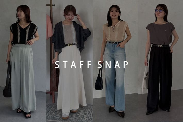 Thevon. 新作人気アイテムを使ったSTAFF SNAP