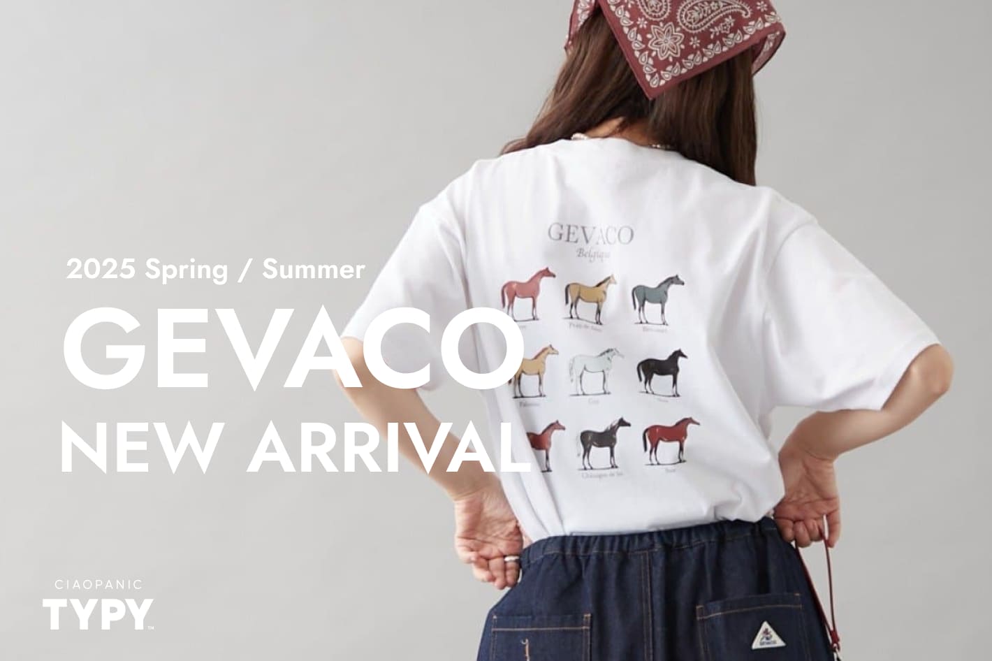 CIAOPANIC TYPY GEVACO新作アイテムが4/23㈬より予約スタート！
