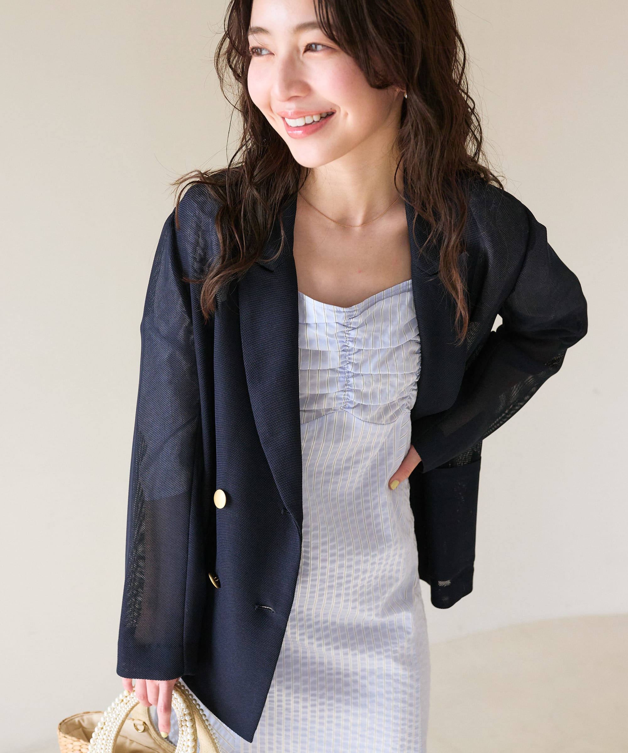 SHEER JACKET 万能大人ジャケット | La boutique BonBon(ラブ