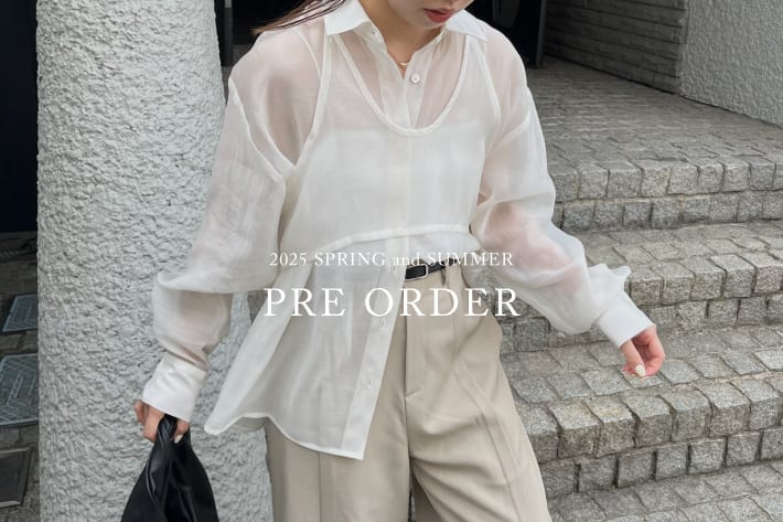 CAPRICIEUX LE'MAGE 【PRE ORDER】2025SSの新作予約アイテム追加！