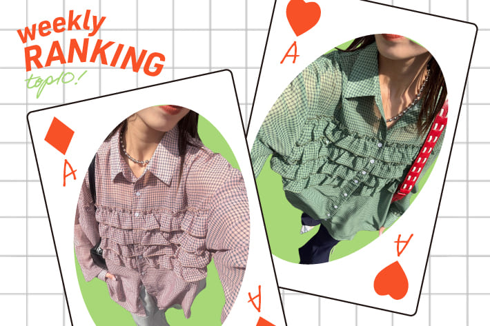 CIAOPANIC weekly RANKING TOP10！