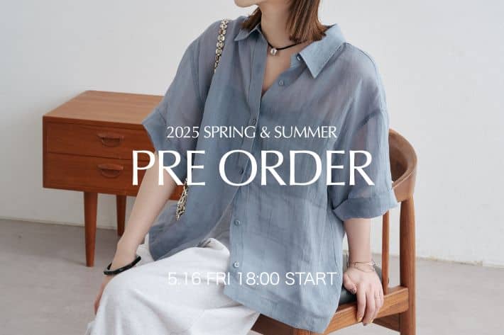 PRE ORDER】2025SS新作アイテムのご予約がスタート！ | Omekashi