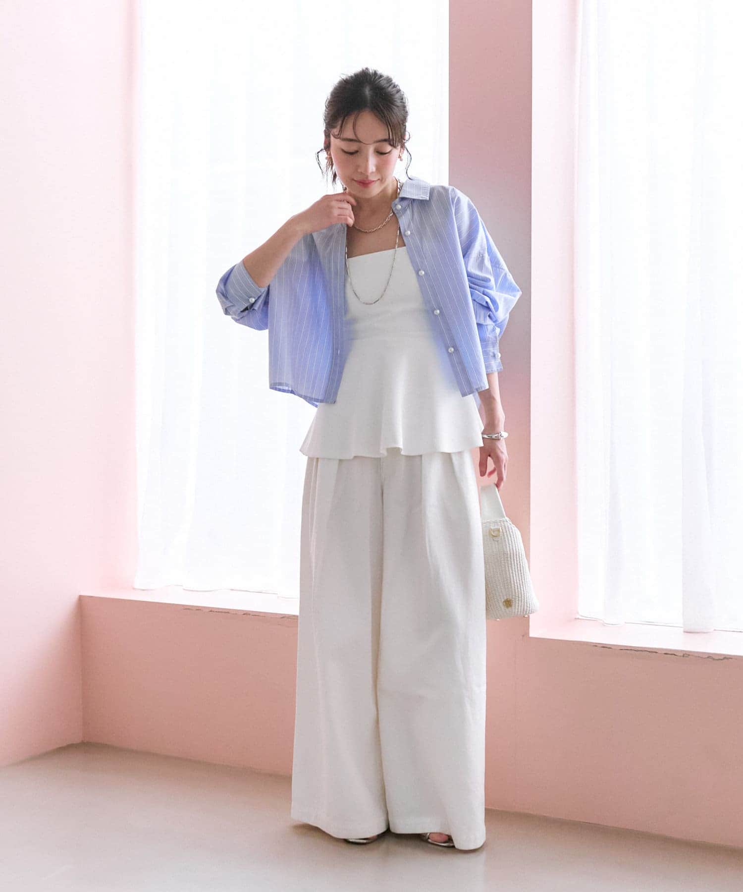 shirt style シャツの着こなし | La boutique BonBon(ラブ