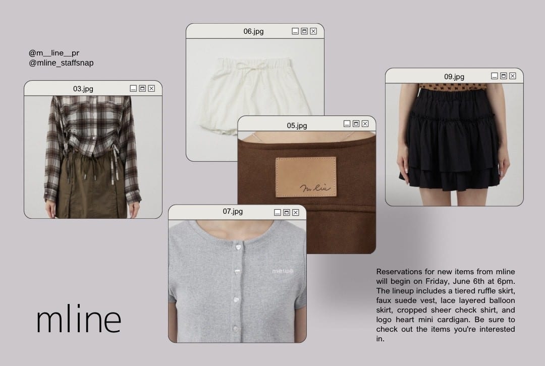 mline 6.6　NEW PREORDER