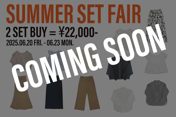 LOUNGEDRESS 【4日間限定】SUMMER SET FAIR開催決定！