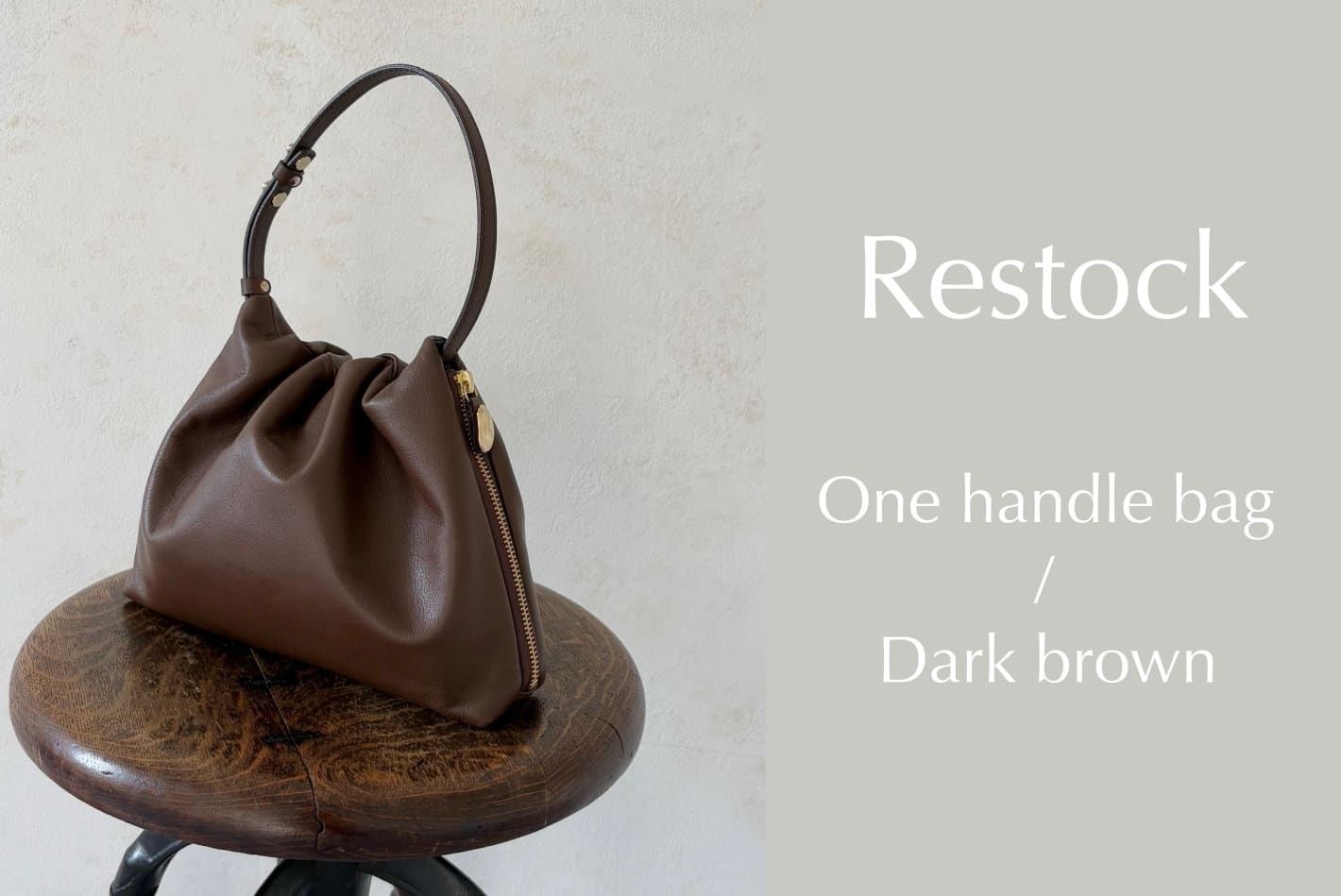 gemeil 【再入荷】新色Dark Brown再予約受付スタート！