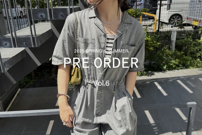 DOUDOU PREORDER vol.6 / 人気アイテムの新色など予約スタート！