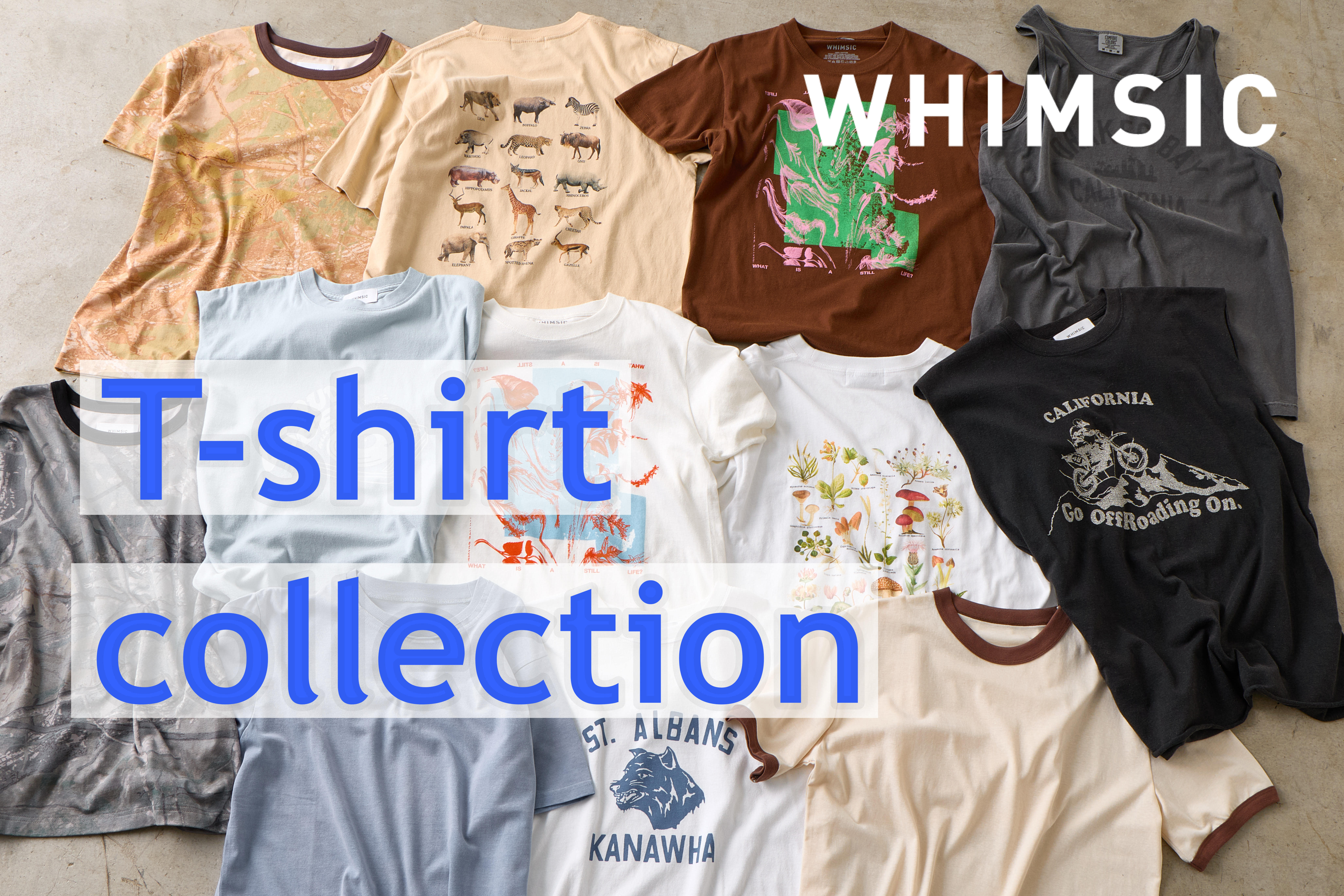 Kastane 【WHIMSIC】夏の主役 T₋shirt collection