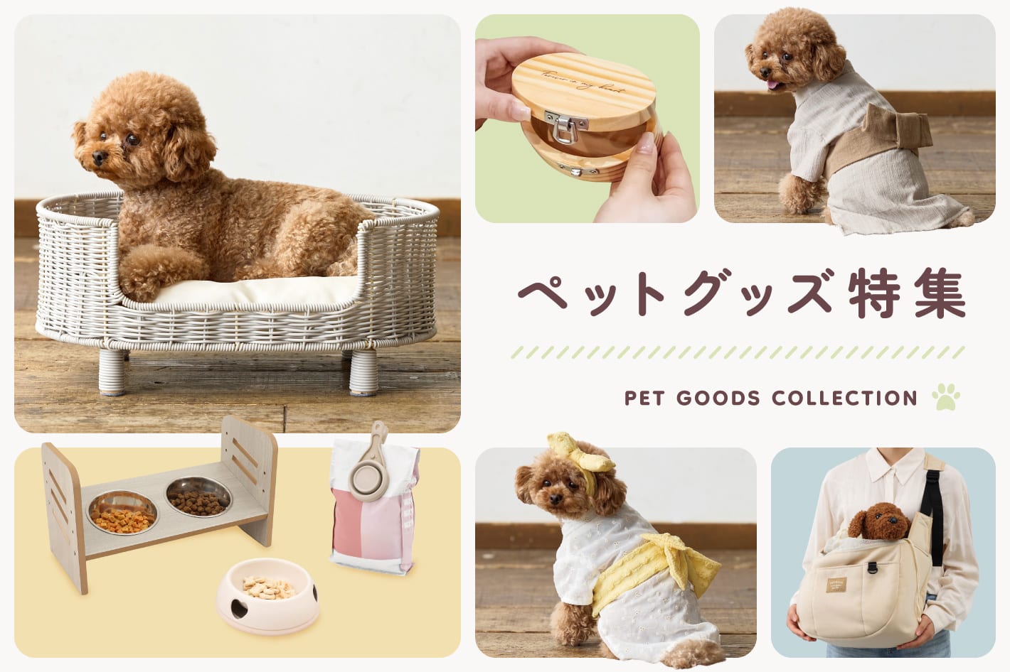 3COINS ペットと過ごす毎日にそっと寄り添うグッズ特集