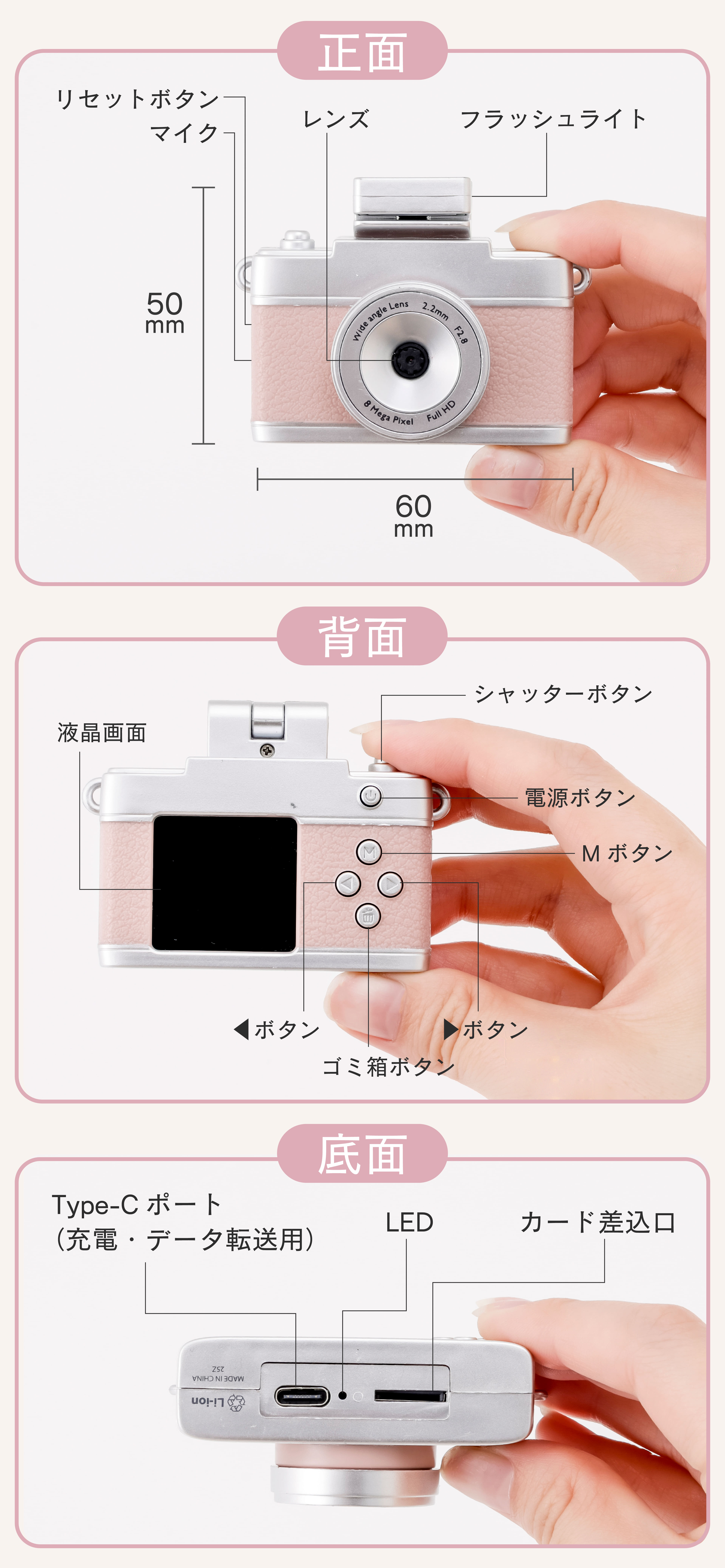 待望の再入荷！ミニトイカメラを詳しく解説！ | 3COINS(スリー