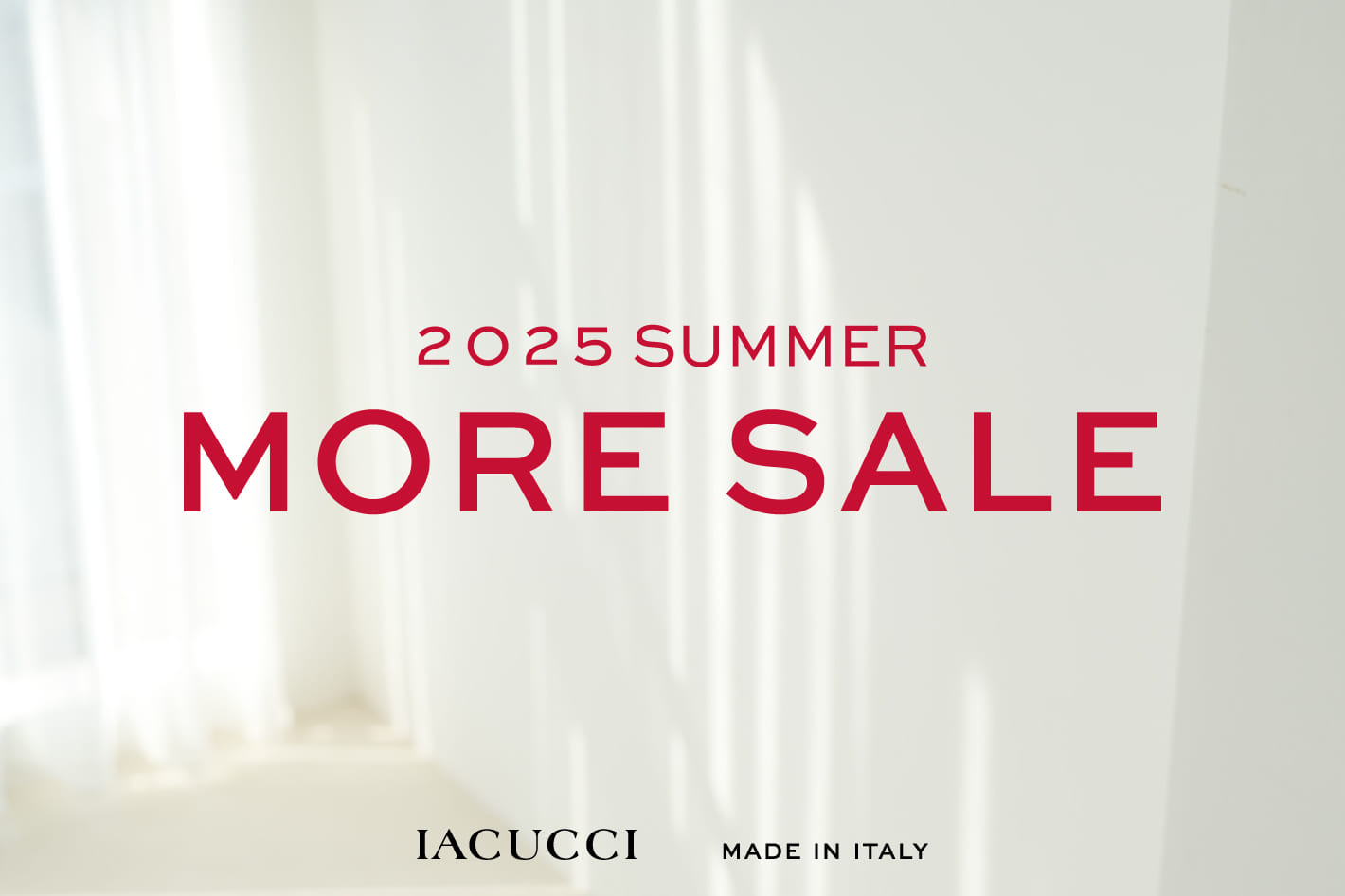 IACUCCI ＜MORE SALE＞セールアイテムがプライスダウン！