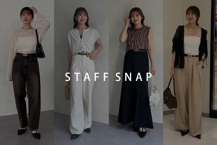 Thevon. 新作人気アイテムを使ったSTAFF SNAP