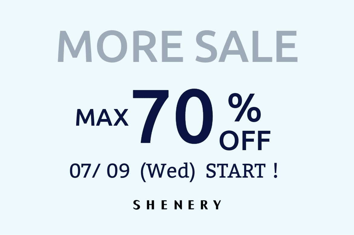 SHENERY SUMMER SALEマークダウン