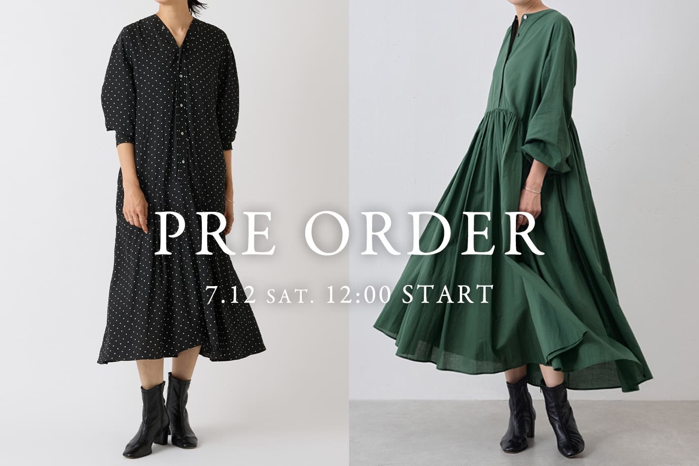 BEARDSLEY 【PRE ORDER】人気ワンピースが再販売スタート