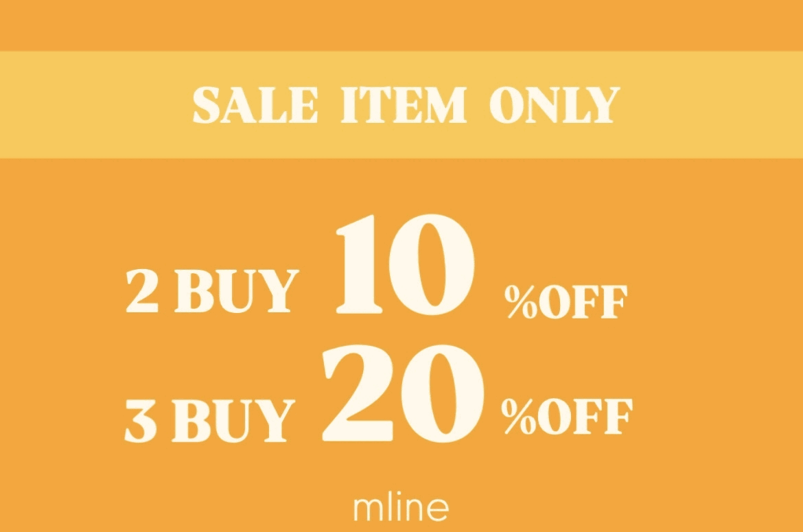 mline 【２BUY10％OFF  3BUY20％OFF】