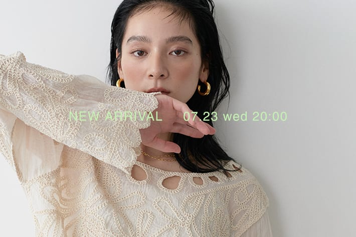 LARUTA NEW ARRIVAL 《07.23 wed 新作アイテムをcheck》