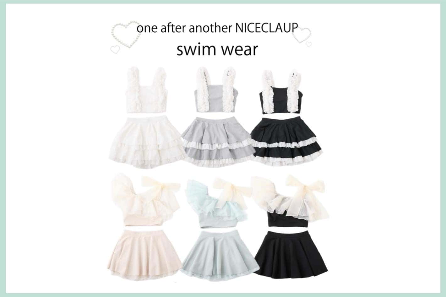 one after another NICE CLAUP 【すぐにお届け♥】ナイスのswimwear
