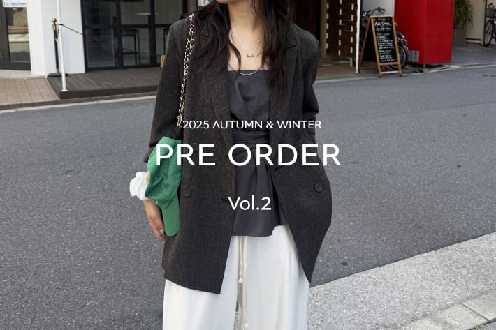 DOUDOU PREORDER vol.2 / 今着たい、ちょっと先にも着たい。
