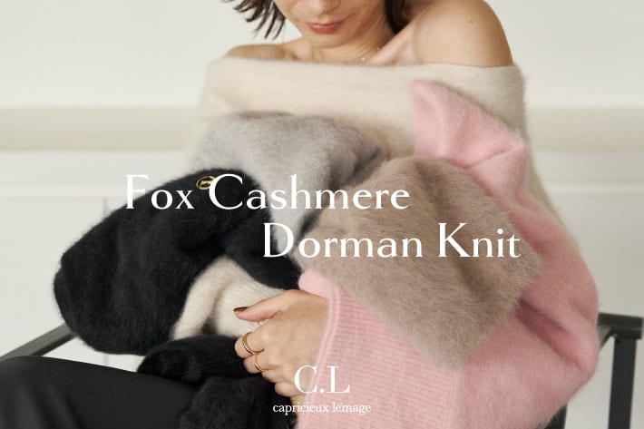 CAPRICIEUX LE'MAGE 【C.L】Fox Cashmere Dorman Knit
