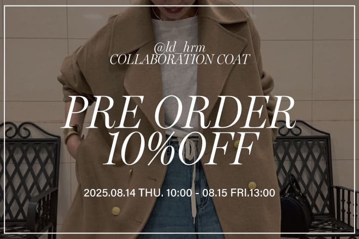 LOUNGEDRESS 【27時間限定】四本キャメル販売記念！ミドルリバーコート10%OFFクーポンイベント開催！