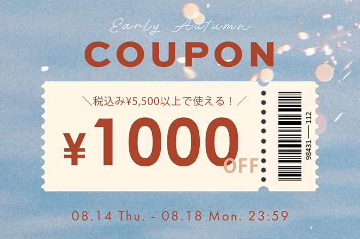Remind me and forever 【秋先取りアイテムも対象！】1000円オフクーポン配布中！