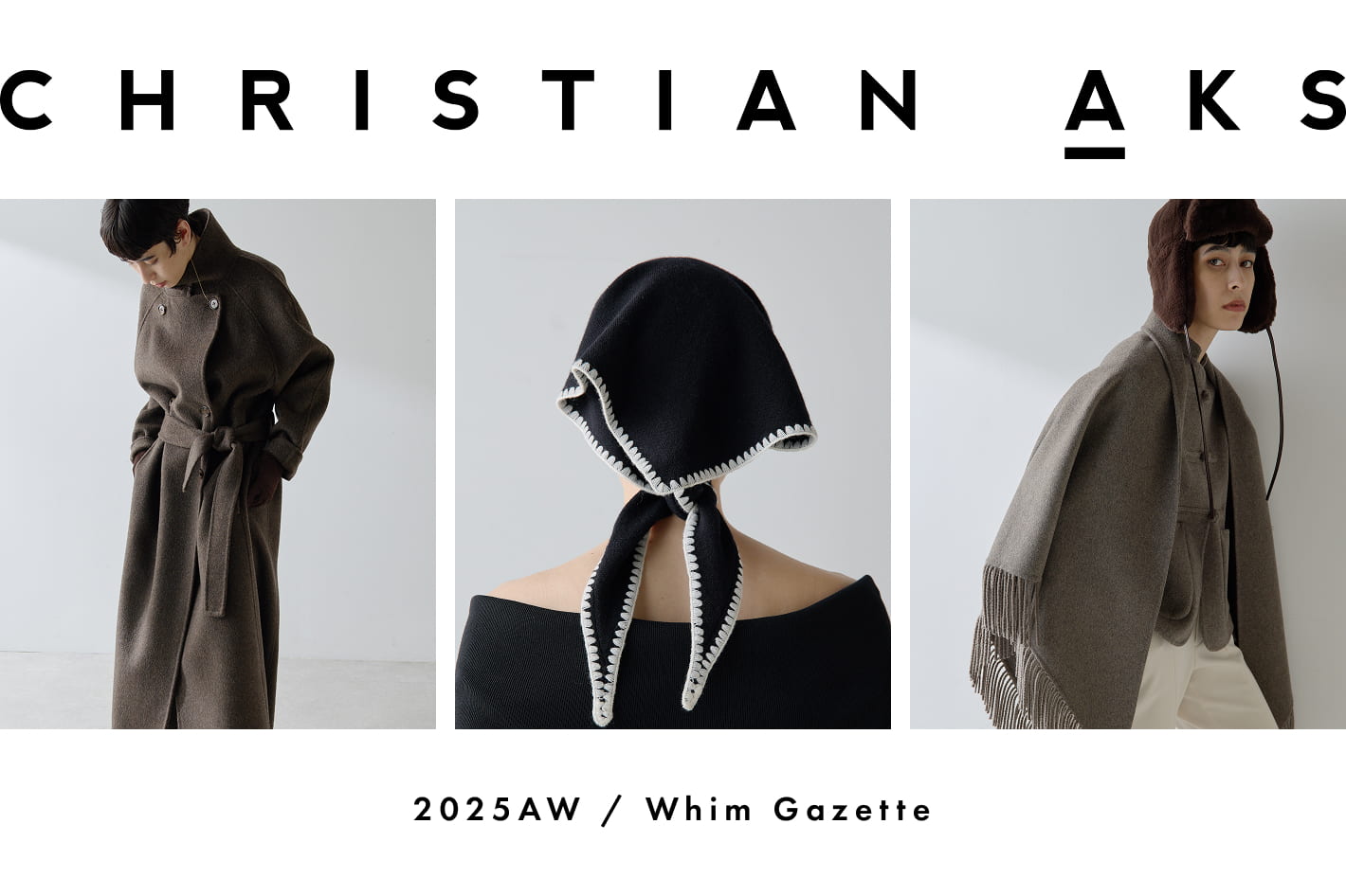 Whim Gazette 日本初上陸！注目のブランド『Christian AKS(クリスチャン アクス)』をチェック！