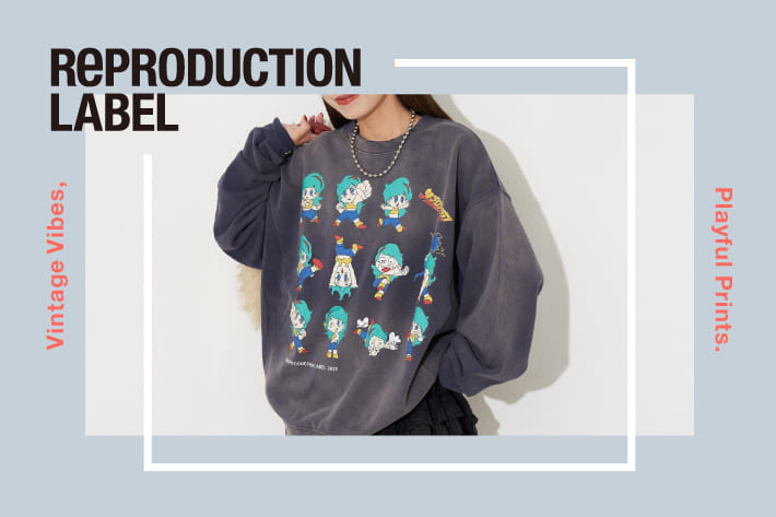 CIAOPANIC RePRODUCTION LABEL｜ポップなプリントとヴィンテージ感が魅力！京都展示会で要チェック◎