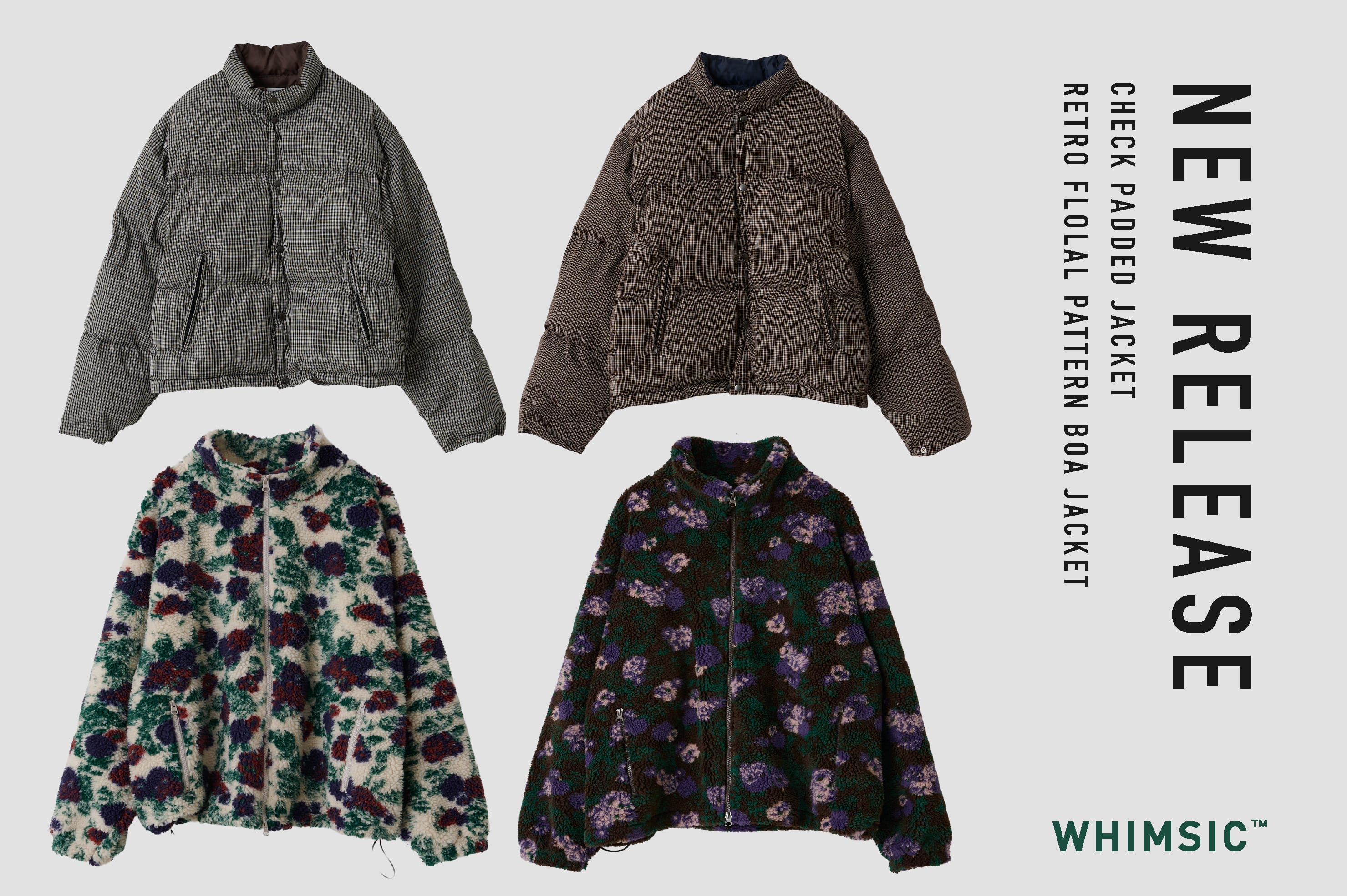 Kastane 【8/23(sat) 0:00 onsale】WHIMSIC NEW OUTER PREODER