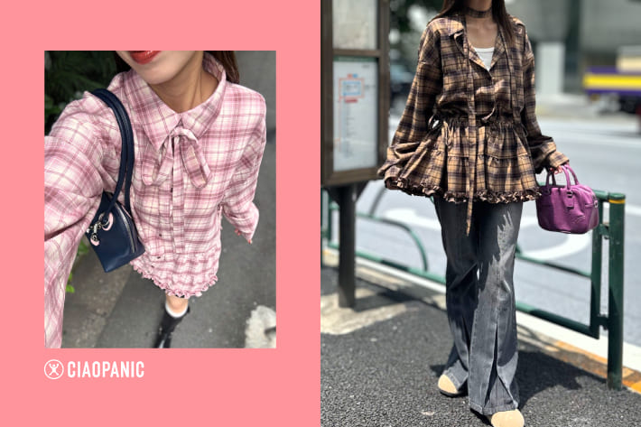 CIAOPANIC 東京展示会でも大人気！｜ボウタイ付きティアードシャツワンピの魅力をチェック◎