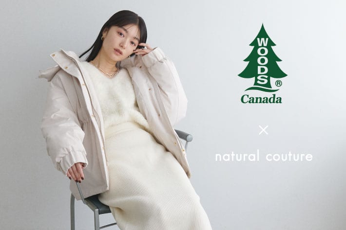 natural couture WOODS × natural couture コラボダウン販売！