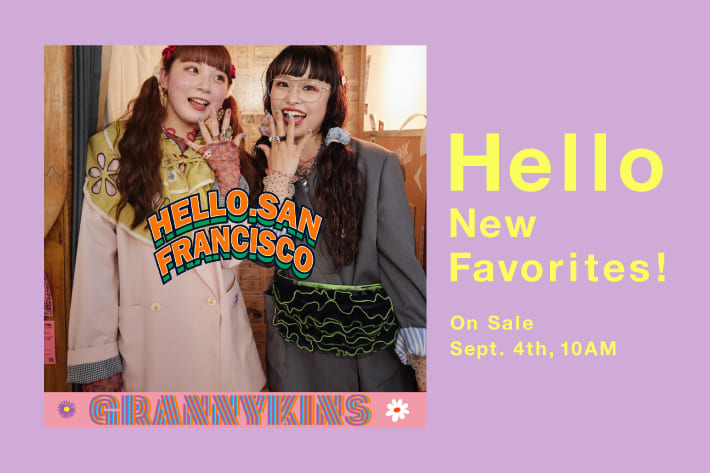CIAOPANIC 【HELLO.SANFRANCISCO】人気アイテム｜9/4(木)10:00～ついに販売スタート！