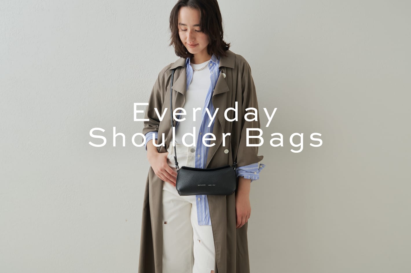IACUCCI いまの時期にゲットすべきは、ストレスフリーなショルダーバッグ！