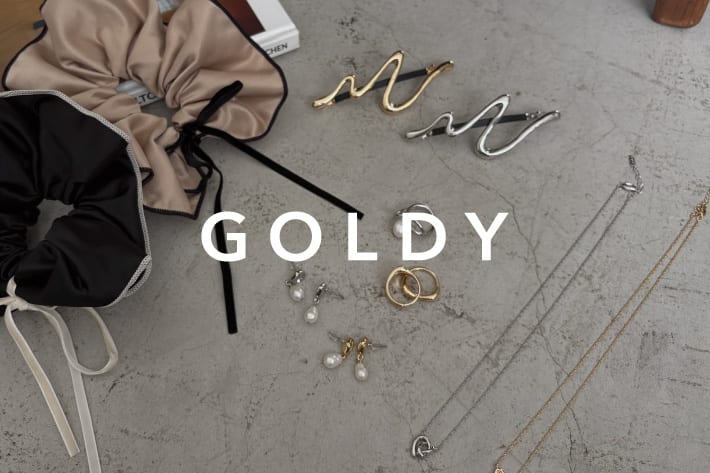 CAPRICIEUX LE'MAGE 【GOLDY】新作アクセサリー登場