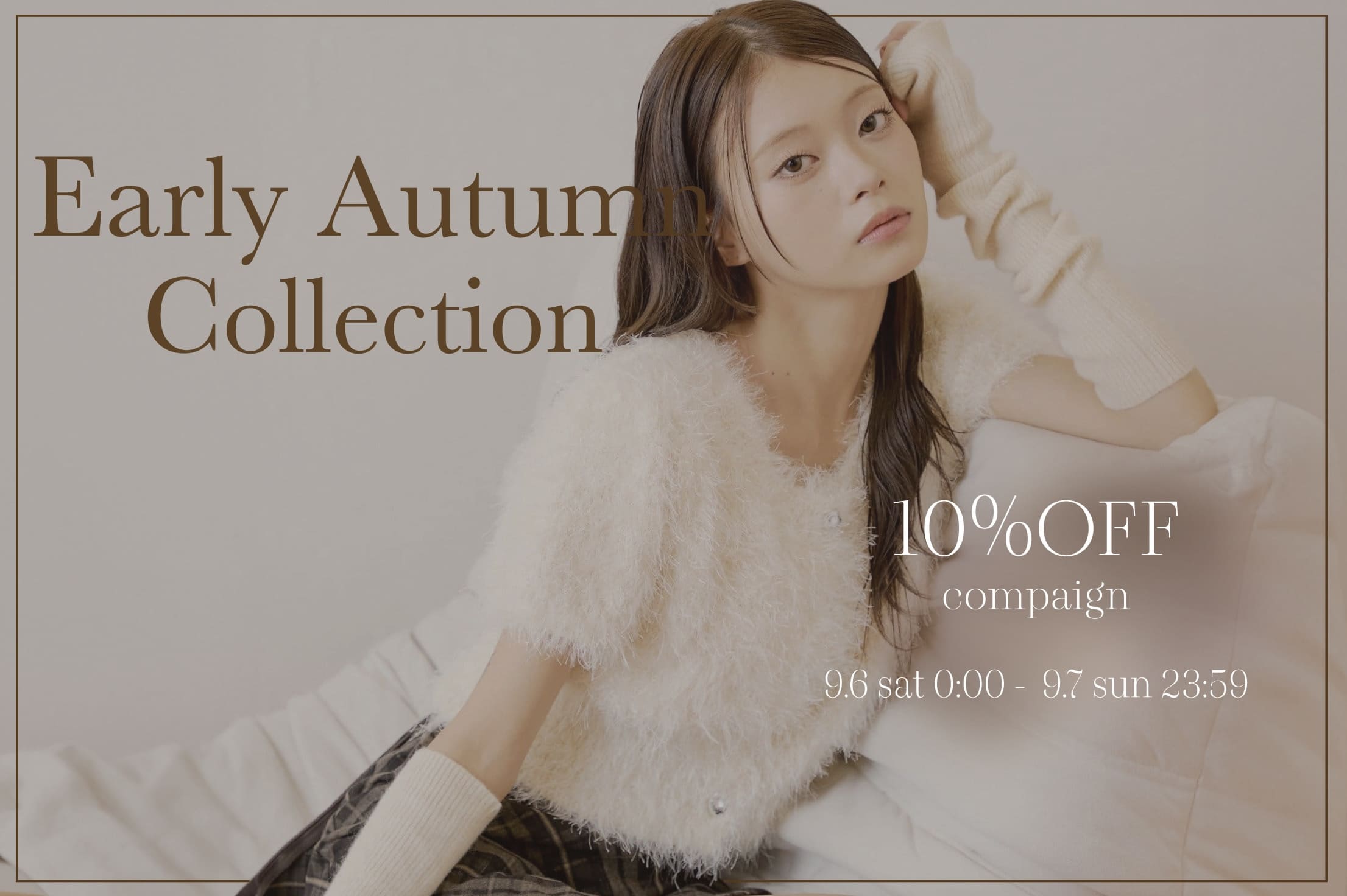 Chico 【秋の新作アイテム10％OFF】新作アイテムがお得にGETできる2日間◎"9/6(土)0:00-9/7(日)23:59"