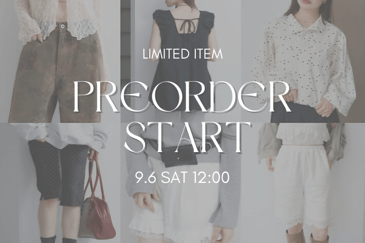 Kastane 【9.6(土)販売開始】オーダー会限定アイテム予約開始