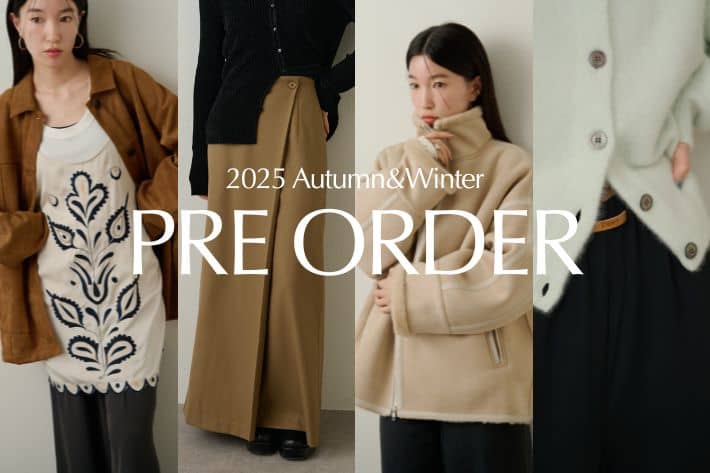 Omekashi 【PRE ORDER】2025Autumn&Winter 新作アイテムのご予約がスタート！