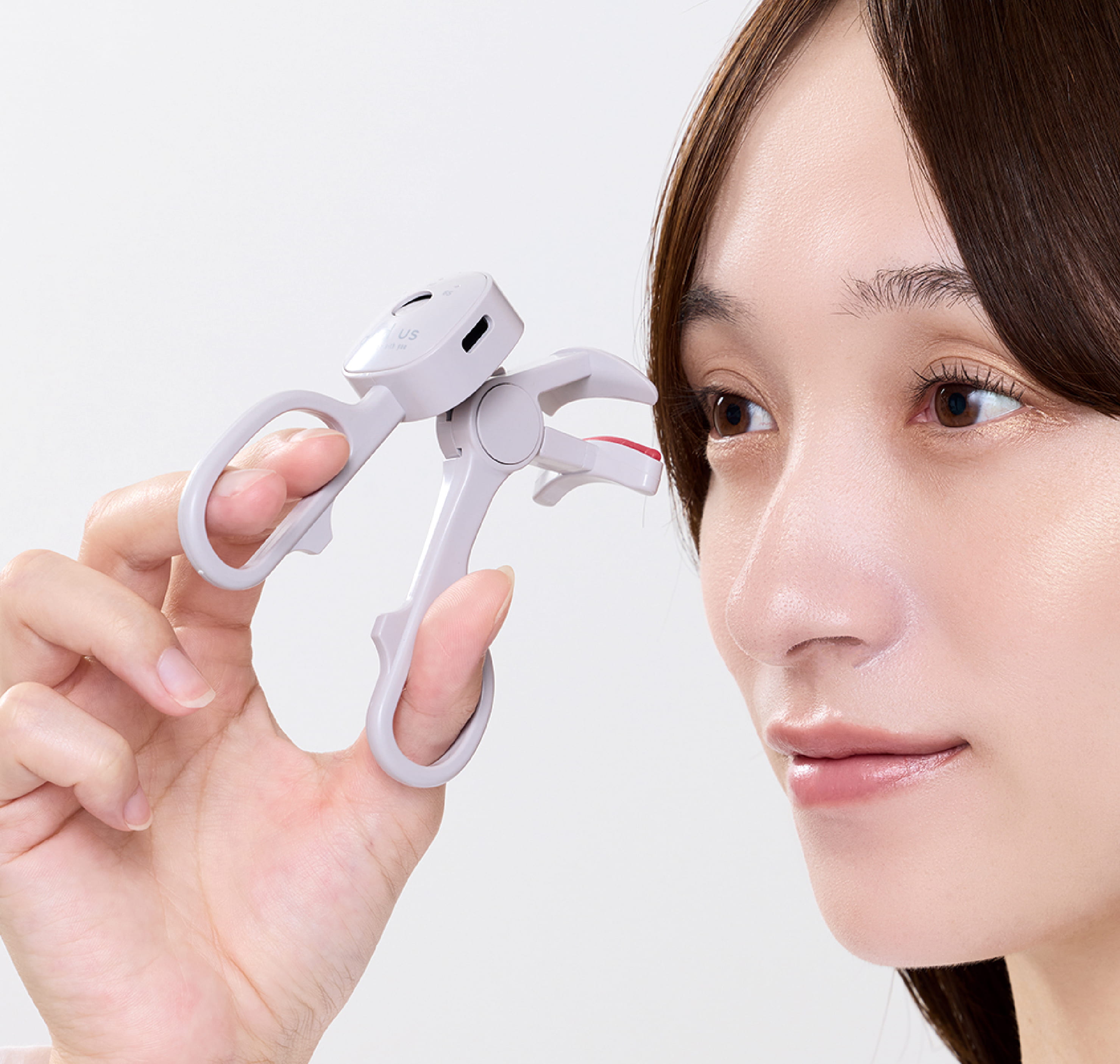 マイナスイオン2WAYヘアアイロン 使用イメージ