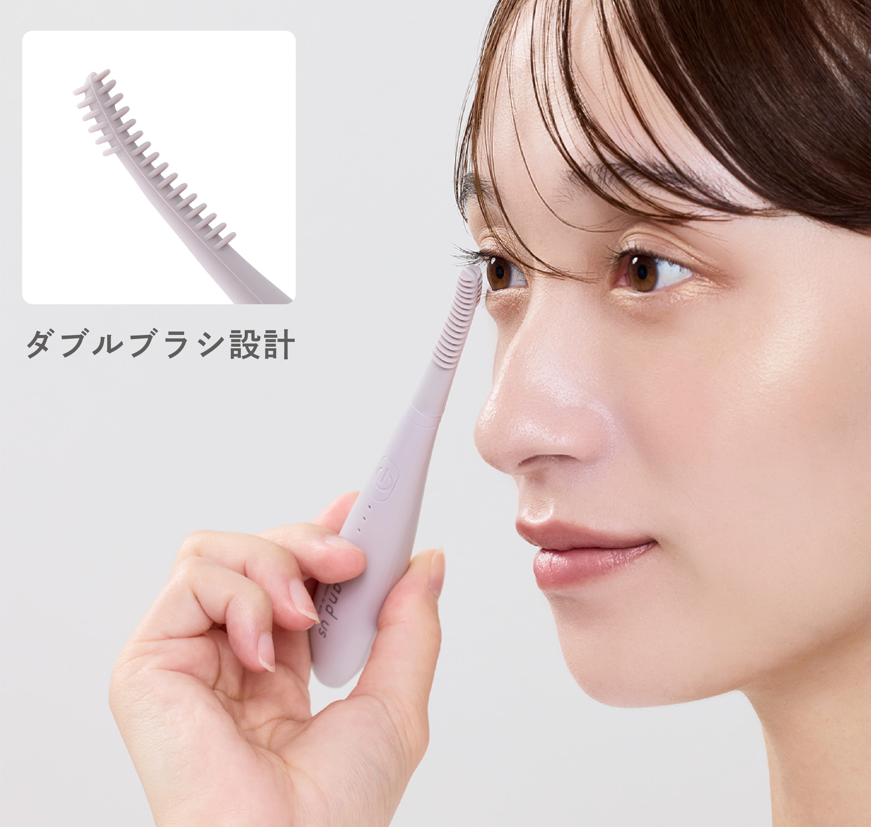 マイナスイオン2WAYヘアアイロン 使用イメージ