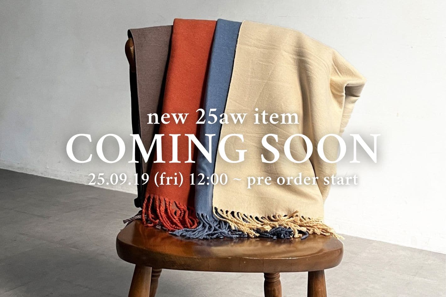 Chez toi  【 COMING SOON 】新作アイテムをご紹介♪