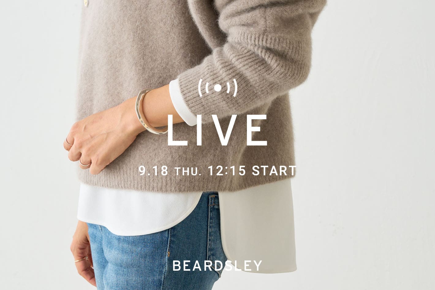 BEARDSLEY 【本日12:15‐】LIVE配信スタート