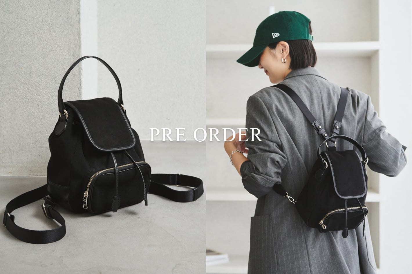 russet 【PRE ORDER】"大人が持ちたい、3WAYミニリュック"