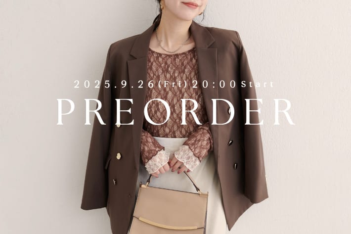 natural couture 【9.26(Fri) 20時販売開始！】新作アイテムのラインナップをご紹介！