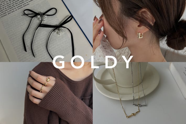CAPRICIEUX LE'MAGE 【GOLDY】新作アクセサリー登場