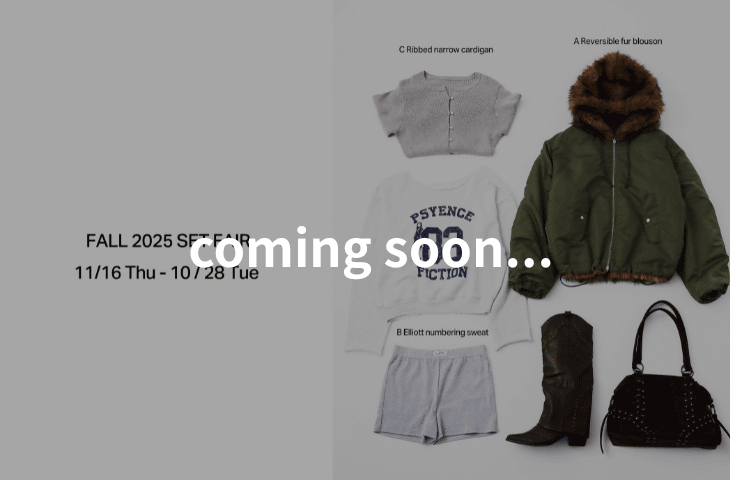 WHO’S WHO gallery 【2025AW SETFAIR開催】
